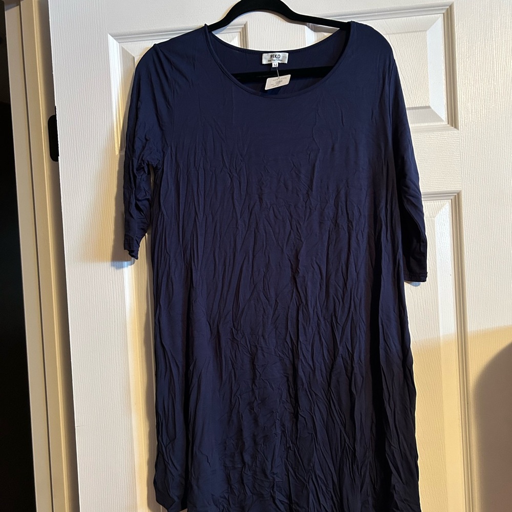 Navy Blue Tunic Top